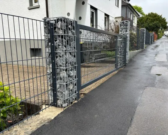 Gabionen und Steinzäune in Erfurt - fachgerechte Ausführung vor Ort